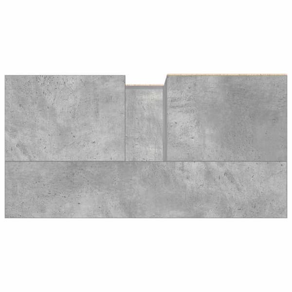 vidaXL Badrumsskåp betonggrå 65x33x60 cm konstruerat trä