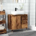 Miniatyrbilde 4 av 11: vidaXL Baderomsskap gammelt tre 65x33x60 cm konstruert tre