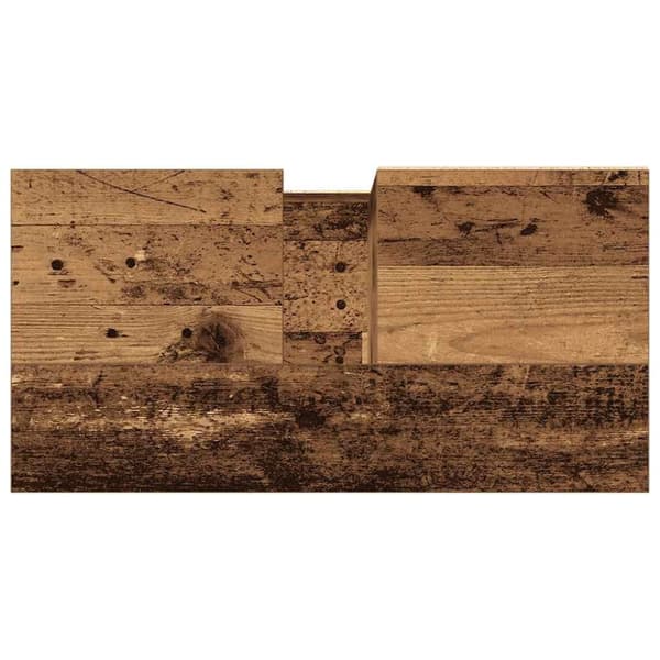 vidaXL Baderomsskap gammelt tre 65x33x60 cm konstruert tre