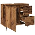 Miniatyrbilde 9 av 11: vidaXL Baderomsskap gammelt tre 65x33x60 cm konstruert tre