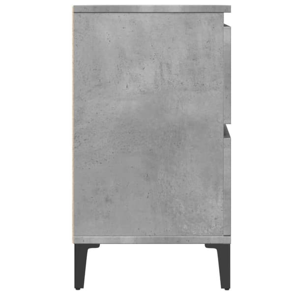 vidaXL Servantskap betonggrå 80x33x60 cm konstruert tre