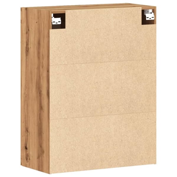 vidaXL Veggskap artisan eik 69,5x34x90 cm