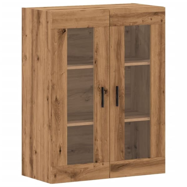 vidaXL Veggskap artisan eik 69,5x34x90 cm