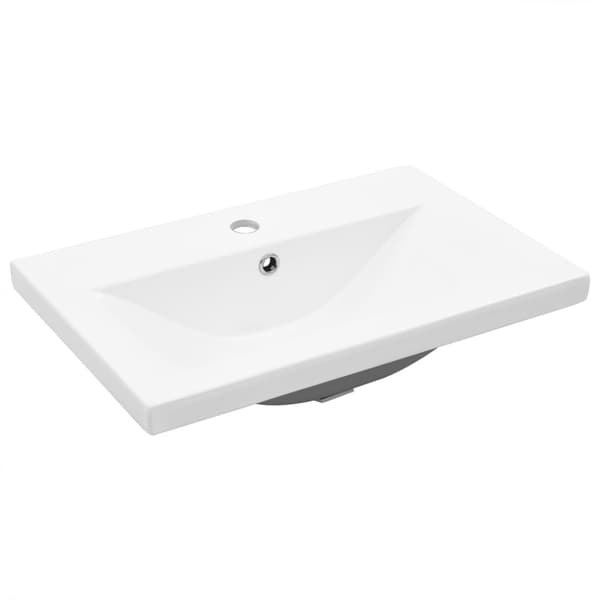 vidaXL Servantskap med innebygd kum artisan eik