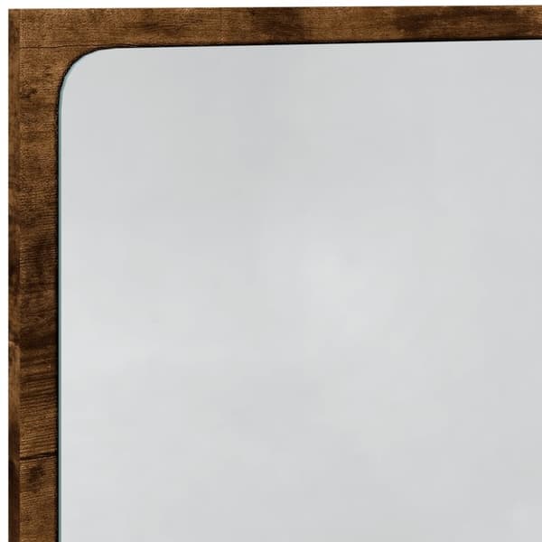 vidaXL Baderomsspeil med LED sonoma eik 60x8,5x38 cm konstruert tre