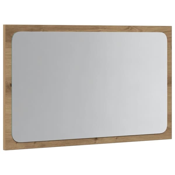 vidaXL badeværelsesspejl med LED-lys 60x8,5x38 cm kunsteg