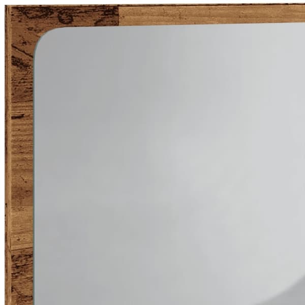 vidaXL badeværelsesspejl med LED-lys 60x8,5x38 cm kunsteg
