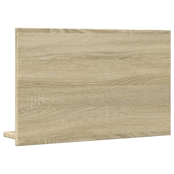 vidaXL Kylpyhuoneen peilikaappi Sonoma-tammi 60x11x37 cm tekninen puu