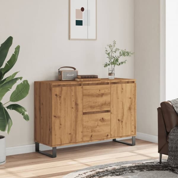 Skänk ek 104x35x70 cm konstruerat trä