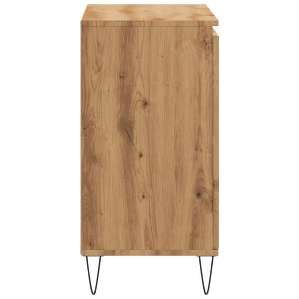 vidaXL Skjenk artisan eik 104x35x70 cm konstruert tre