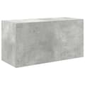 Miniatyrbillede 2 af 2: vidaXL væghængt badeværelsesskab 60x25x30 cm konstrueret træ betongrå