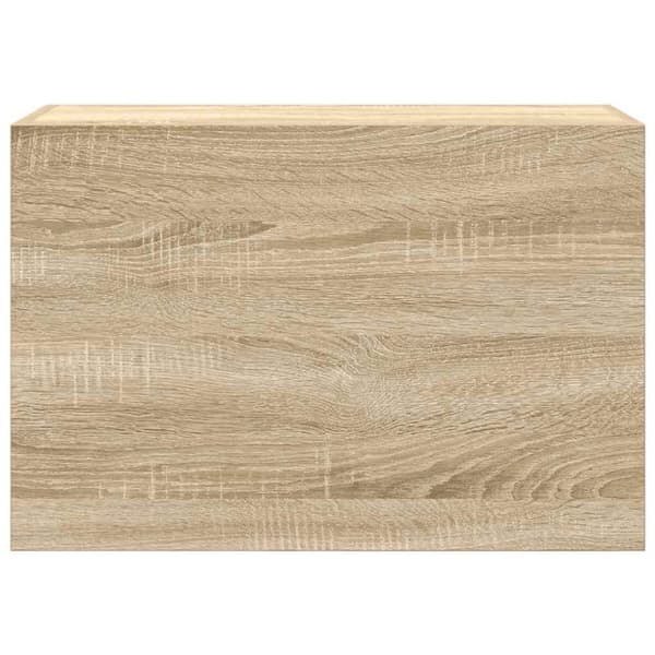 vidaXL Veggskap til baderom sonoma eik 60x25x40 cm konstruert tre