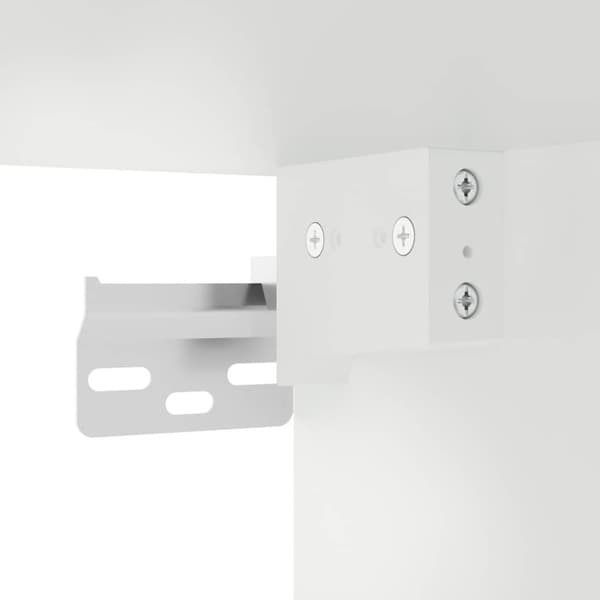vidaXL væghængt badeværelsesskab 100x25x40 cm konstrueret træ hvid