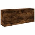 Miniatyrbilde 1 av 2: vidaXL Veggskap til baderom røkt eik 100x25x40 cm konstruert tre