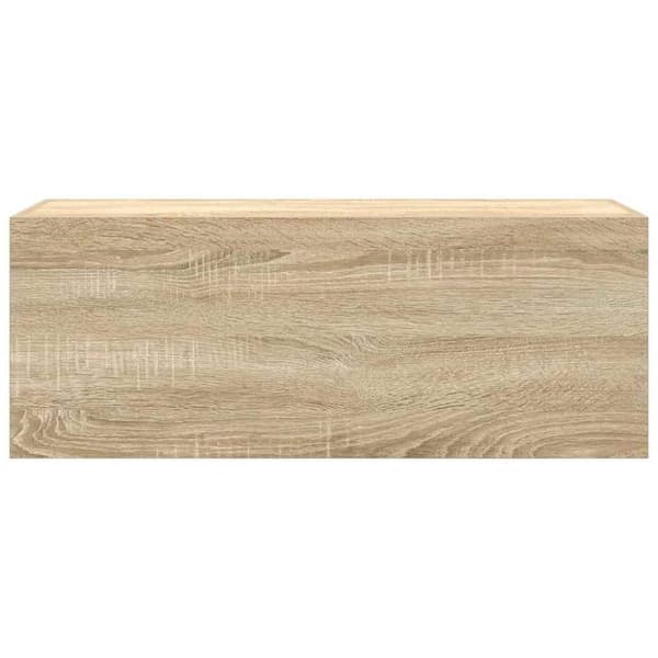 vidaXL Kylpyhuoneen seinäkaappi Sonoma-tammi 80x25x30 cm tekninen puu