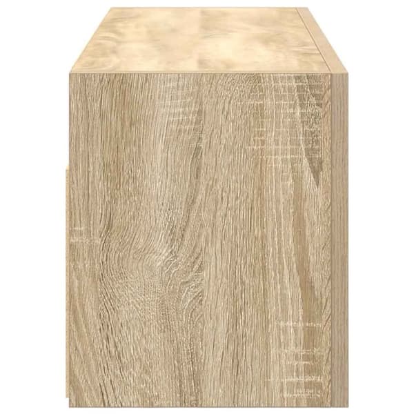 vidaXL Kylpyhuoneen seinäkaappi Sonoma-tammi 80x25x30 cm tekninen puu