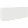 Miniatyrbilde 3 av 11: vidaXL Veggskap til baderom hvit 100x25x40 cm konstruert tre