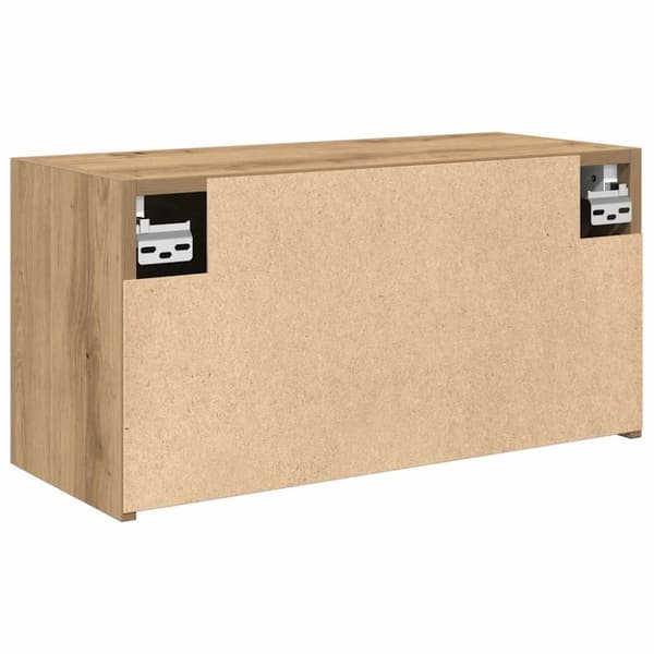 vidaXL Veggskap til baderom artisan eik 60x25x30 cm konstruert tre