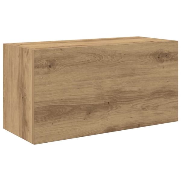 vidaXL Veggskap til baderom artisan eik 60x25x30 cm konstruert tre