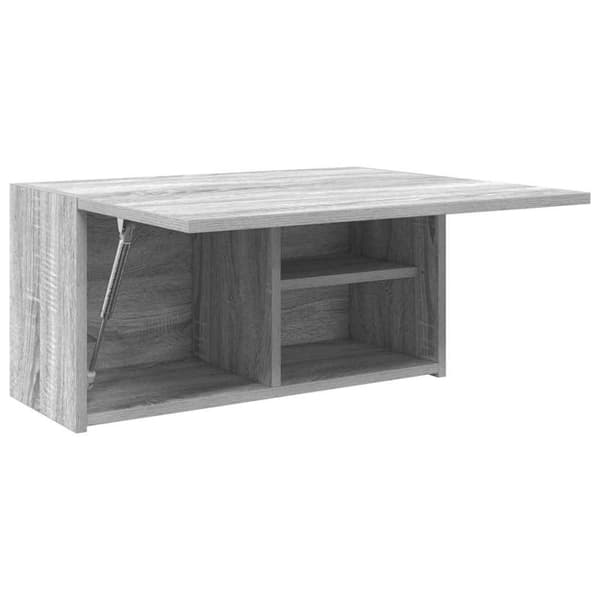 vidaXL væghængt badeværelsesskab 60x25x30 cm konstrueret træ