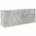 Miniatyrbilde 1 av 2: vidaXL Veggskap til baderom betonggrå 100x25x40 cm konstruert tre