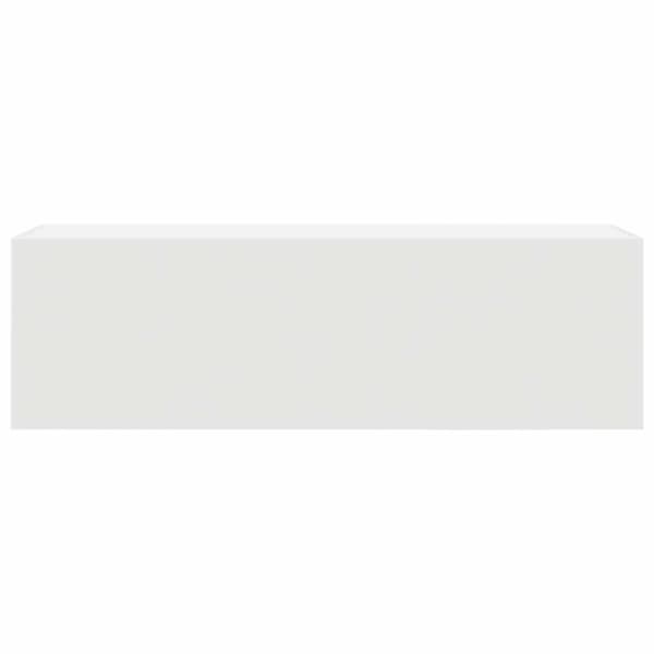 vidaXL Väggskåp för badrum vit 100x25x30 cm konstruerat trä