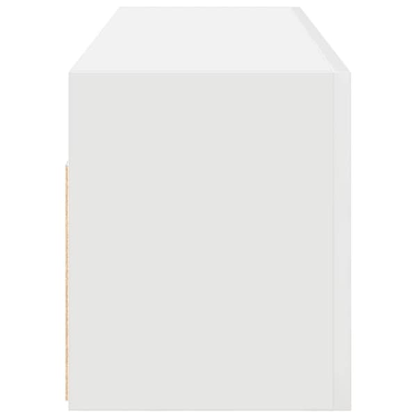 vidaXL Väggskåp för badrum vit 100x25x30 cm konstruerat trä