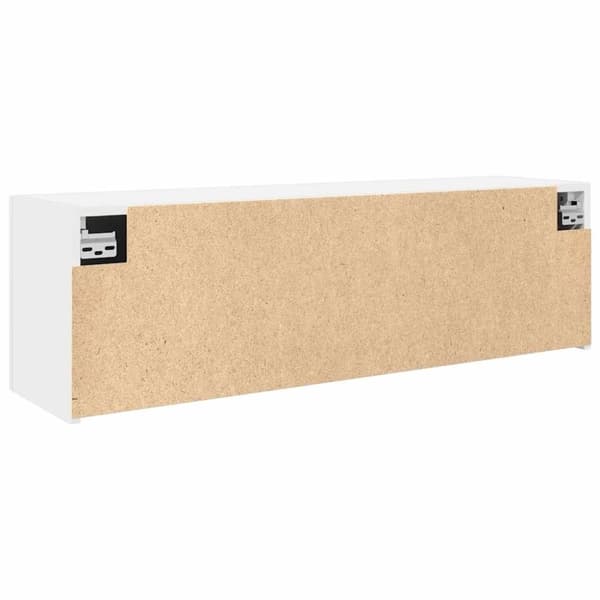 vidaXL Väggskåp för badrum vit 100x25x30 cm konstruerat trä