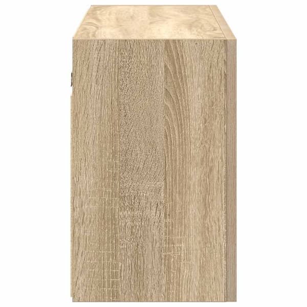 vidaXL Veggskap til baderom sonoma eik 100x25x40 cm konstruert tre