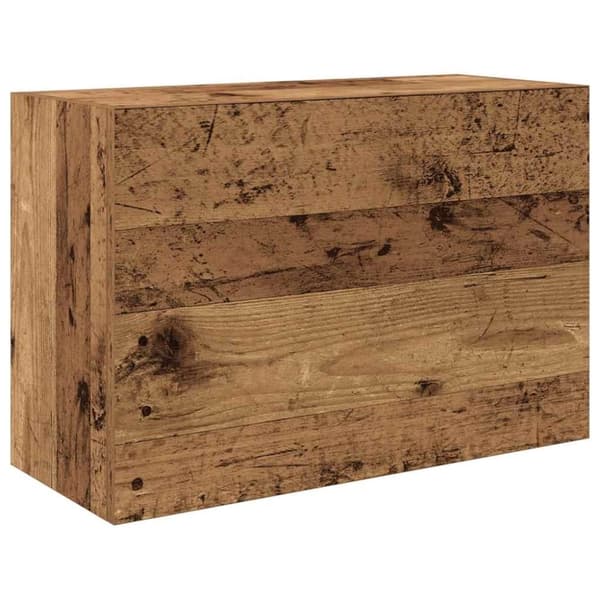 vidaXL Kylpyhuoneen seinäkaappi vanha puu 60x25x40 cm tekninen puu