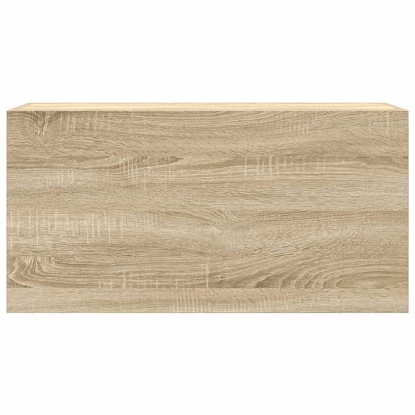 vidaXL Veggskap til baderom sonoma eik 80x25x40 cm konstruert tre