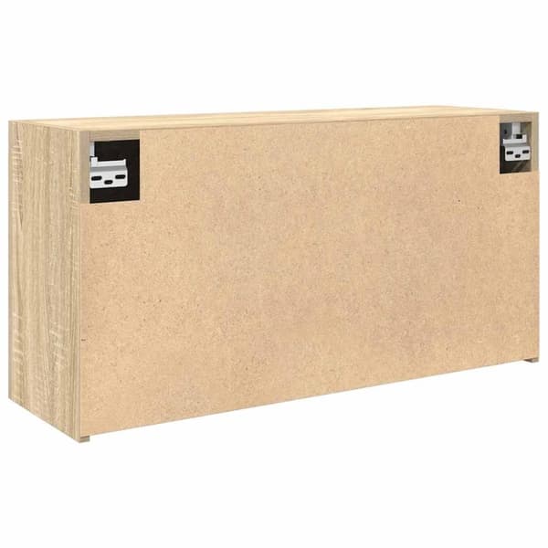 vidaXL Veggskap til baderom sonoma eik 80x25x40 cm konstruert tre