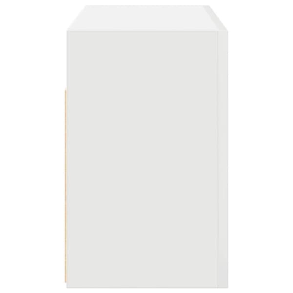 vidaXL Veggskap til baderom hvit 60x25x40 cm konstruert tre