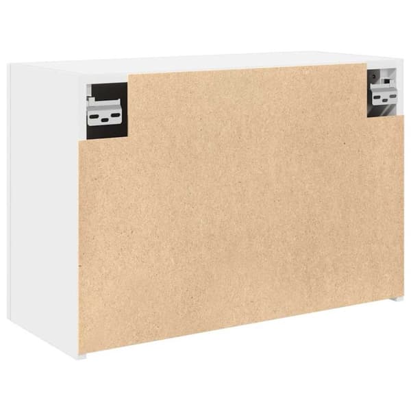 vidaXL Veggskap til baderom hvit 60x25x40 cm konstruert tre