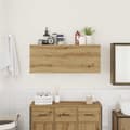 Miniatyrbilde 4 av 11: vidaXL Veggskap til baderom artisan eik 100x25x40 cm konstruert tre
