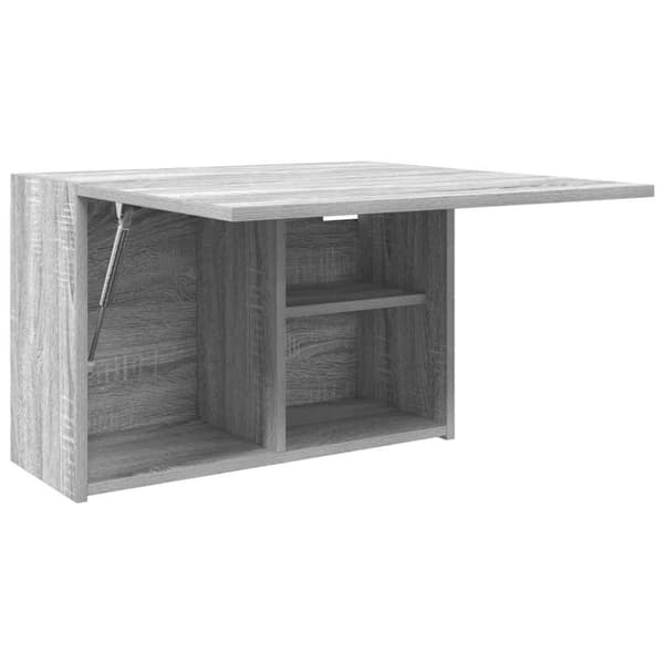 vidaXL væghængt badeværelsesskab 60x25x40 cm konstrueret træ