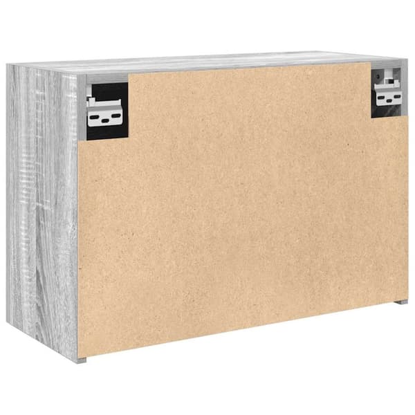 vidaXL væghængt badeværelsesskab 60x25x40 cm konstrueret træ