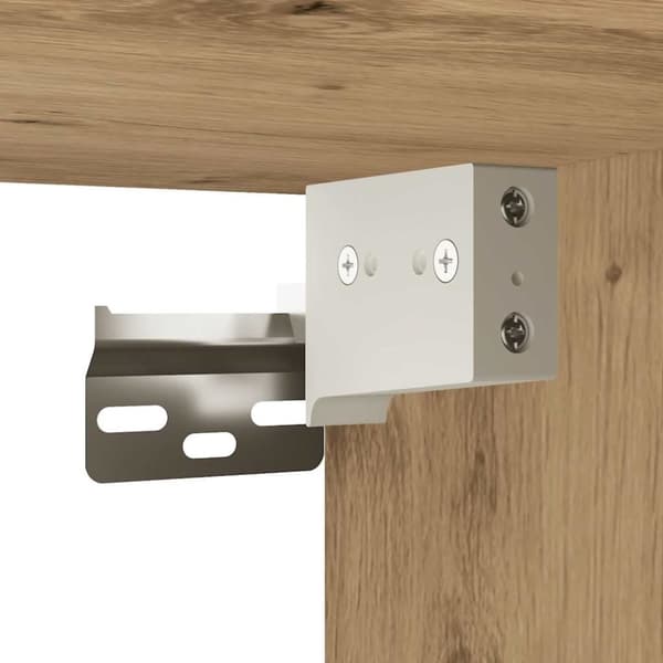 vidaXL Veggskap til baderom artisan eik 100x25x30 cm konstruert tre