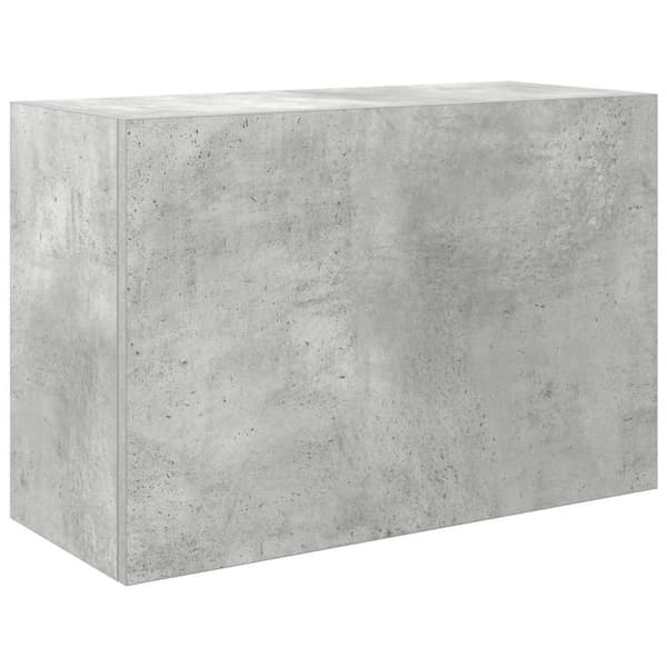 vidaXL Veggskap til baderom betonggrå 60x25x40 cm konstruert tre