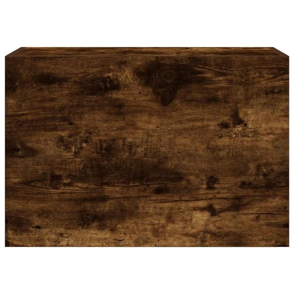 vidaXL Väggskåp för badrum rökfärgad ek 60x25x40 cm konstruerat trä