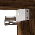 Miniatyrbillede 10 af 11: vidaXL væghængt badeværelsesskab 100x25x30 cm konstrueret træ røget eg