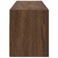 Miniatyrbilde 7 av 11: vidaXL Veggskap til baderom brun eik 100x25x30 cm konstruert tre