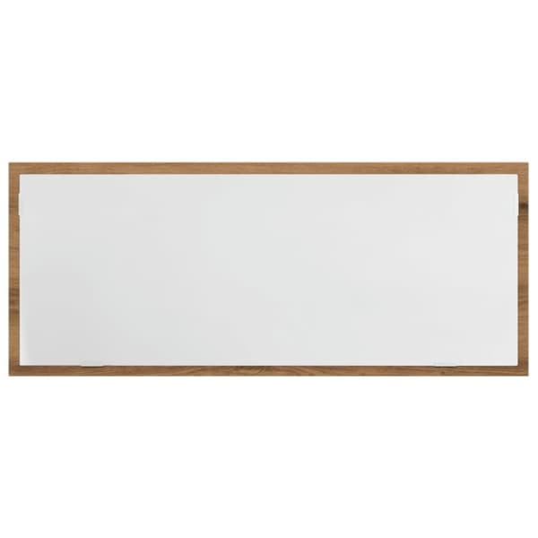 vidaXL Badrumsspegel med LED artisan ek 100x8,5x37 cm konstruerat trä