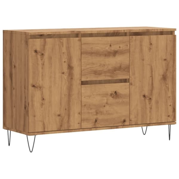 vidaXL skænk 104x35x70 cm konstrueret træ kunsteg