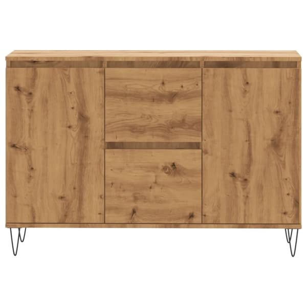 vidaXL skænk 104x35x70 cm konstrueret træ kunsteg