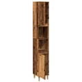Miniatyrbillede 6 af 11: vidaXL badeværelsesskab 30x30x190 cm konstrueret træ gammelt trælook