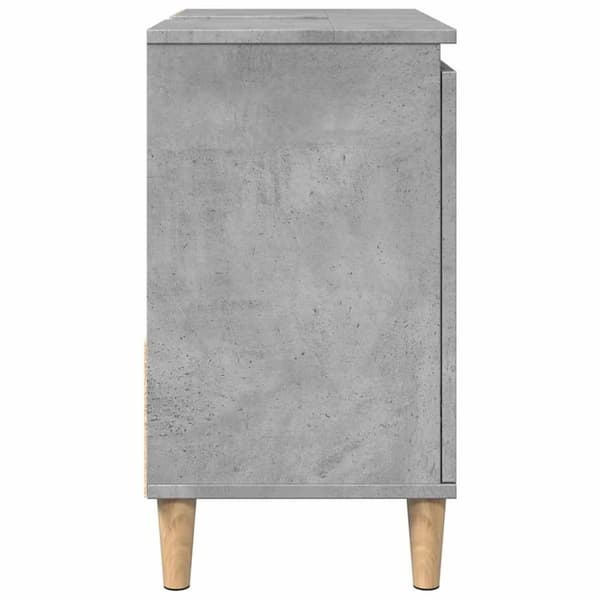 vidaXL Pesuallaskaappi betoni harmaa 65x33x60 cm suunniteltu puu