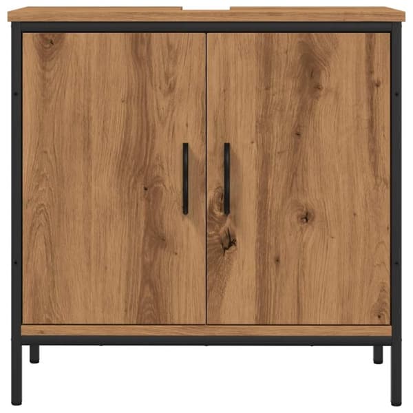vidaXL vaskeskab 60x30x60 cm konstrueret træ kunsteg