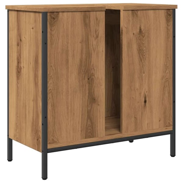 vidaXL vaskeskab 60x30x60 cm konstrueret træ kunsteg