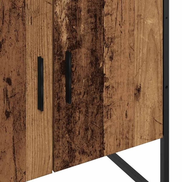 vidaXL Servantskap gammelt tre 60x33x60 cm konstruert tre